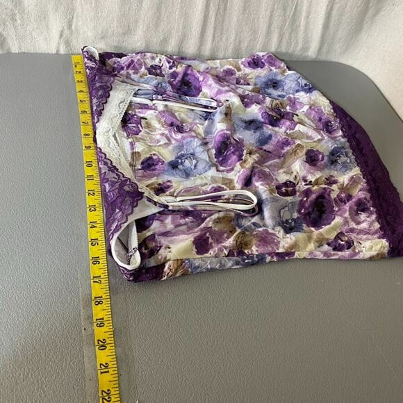 Vintage Womens Y2K Babydoll Top Size M Floral Lace Trimmed Layered Fairy Preppy - Picture 8 of 10